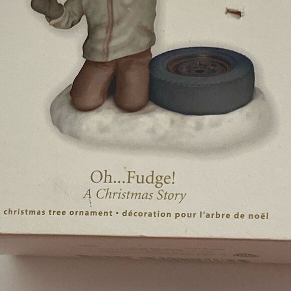 Hallmark 2011 A Christmas Story "Oh...Fudge" Keepsake Magic Sound Ornament - Picture 8 of 9